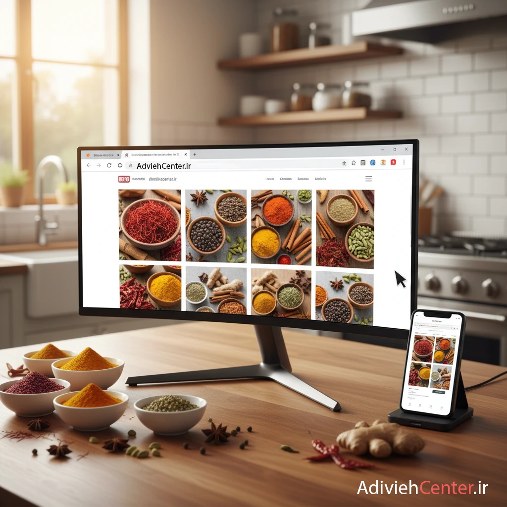 مرکز خرید سوغات ادویه و زعفران مشهد